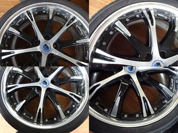 WORK シュバート SC4（19インチ  PCD＝100） 大口径 インチアップに】WORK SCHWERT SC4 SW4 19in 8J +53