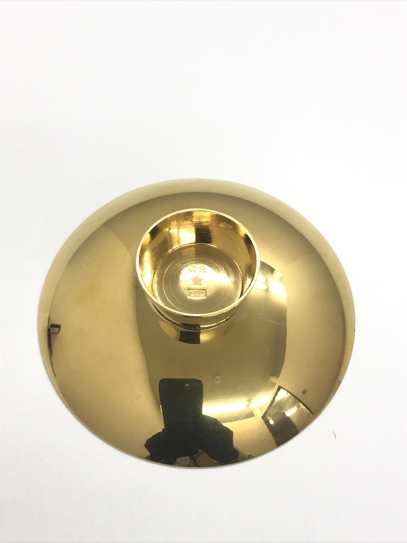 未使用 純金 製 EXPO'75 沖縄 国際 海洋博覧会 K24 90.6g 金杯 24金 激