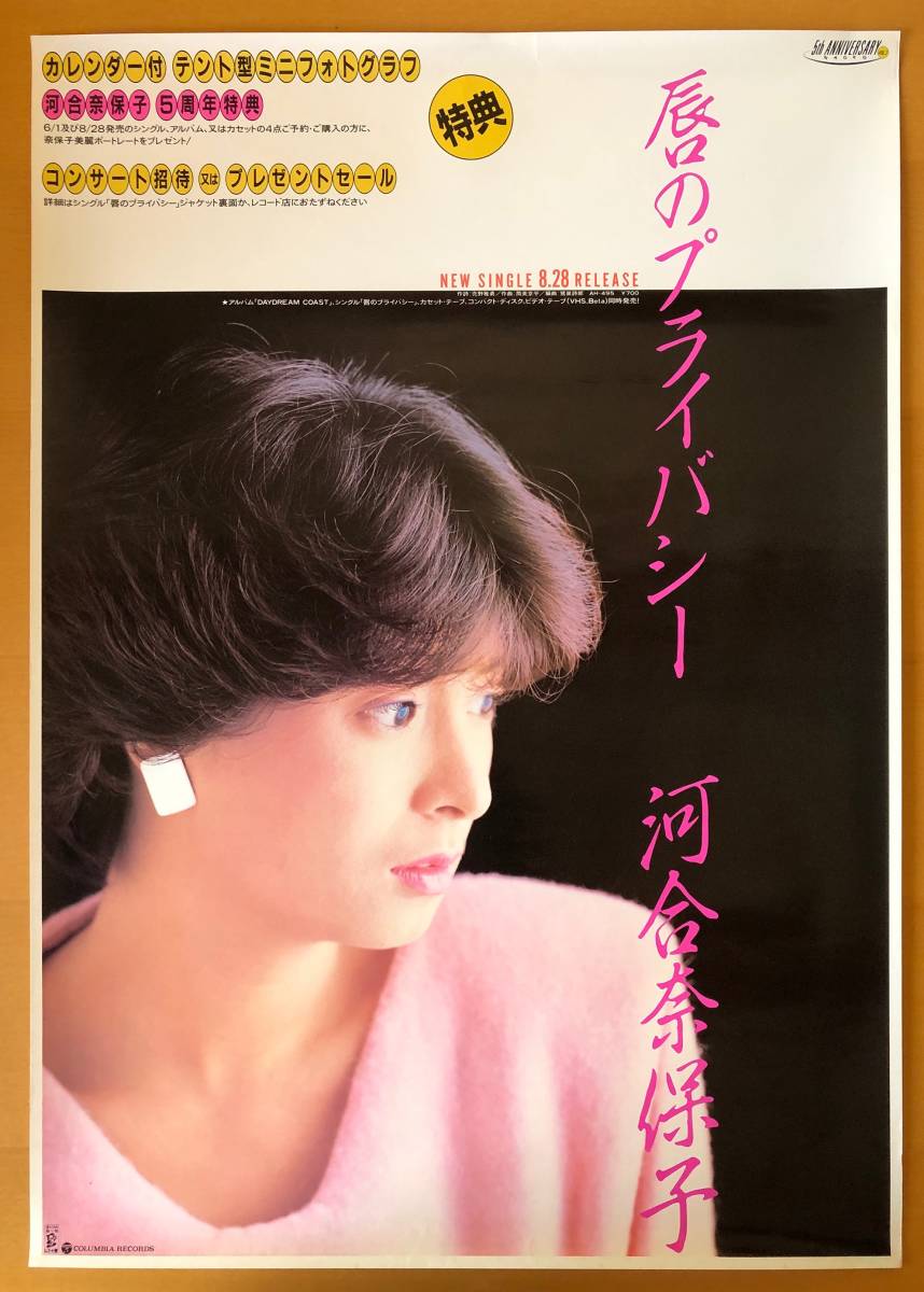 河合奈保子 奈保子フォトメッセージ 告知ポスター B2