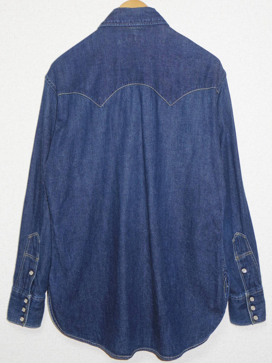 50s ビンテージ デニムウエスタンシャツ vintage マチ付き 60s 50s
