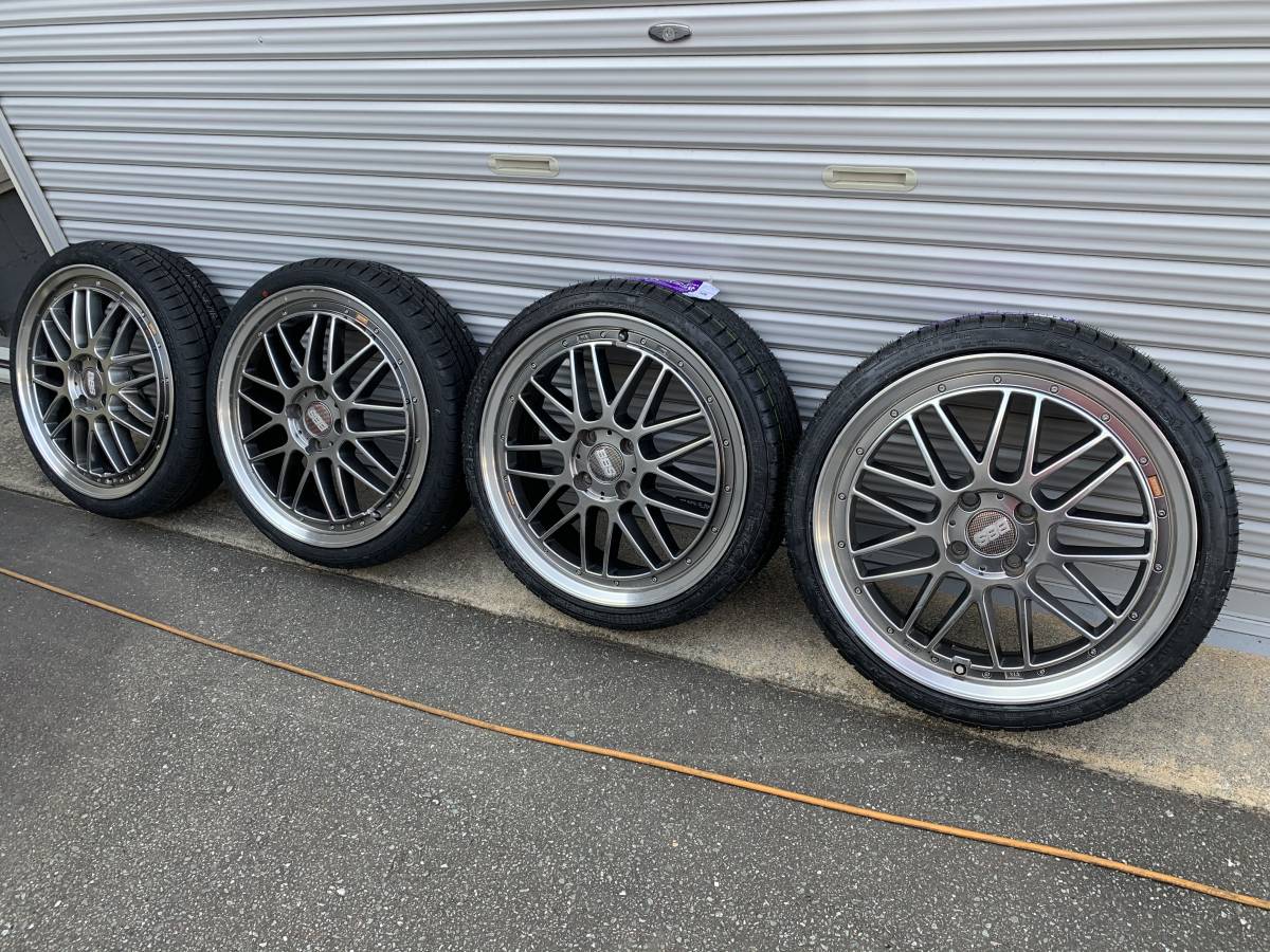 シュティッヒ メッシュ 軽自動車 17インチ 美品 新品タイヤ バランス