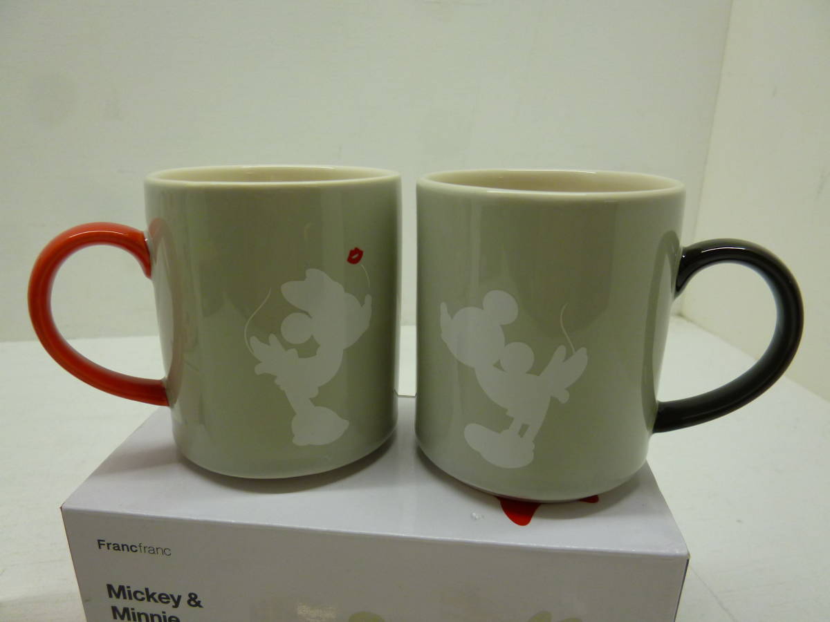 新品 A Francfranc フランフラン Disney ディズニー マグカップ ペアマグ ２セット 未使用 の落札情報詳細 ヤフオク落札価格情報 オークフリー スマートフォン版