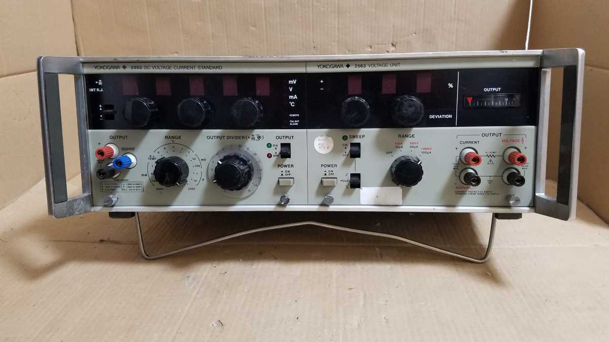 YOKOGAWA 横河電機 標準直流電圧電流発生器 2553・2563の落札