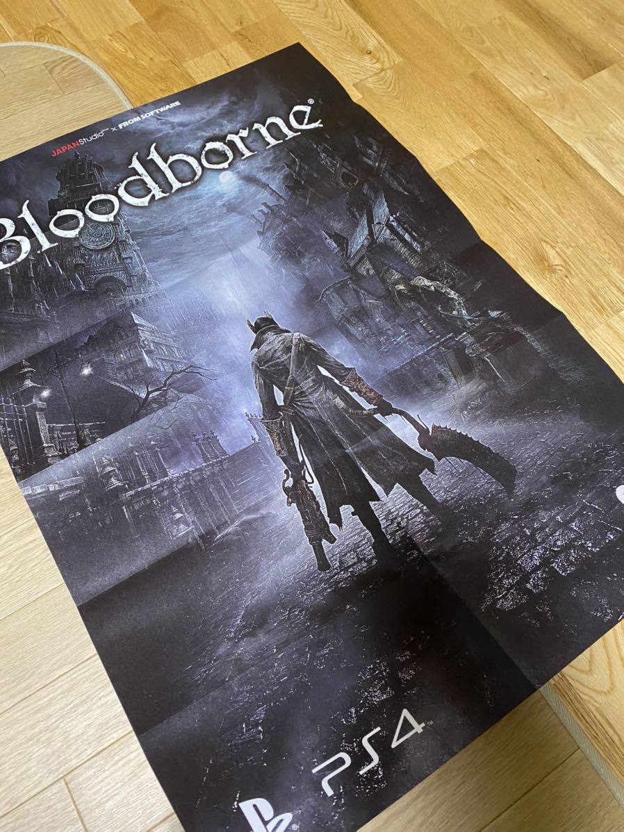 【送料無料/新品】 PS4 「Bloodborne」 B2ポスター 希少品 - ポスター