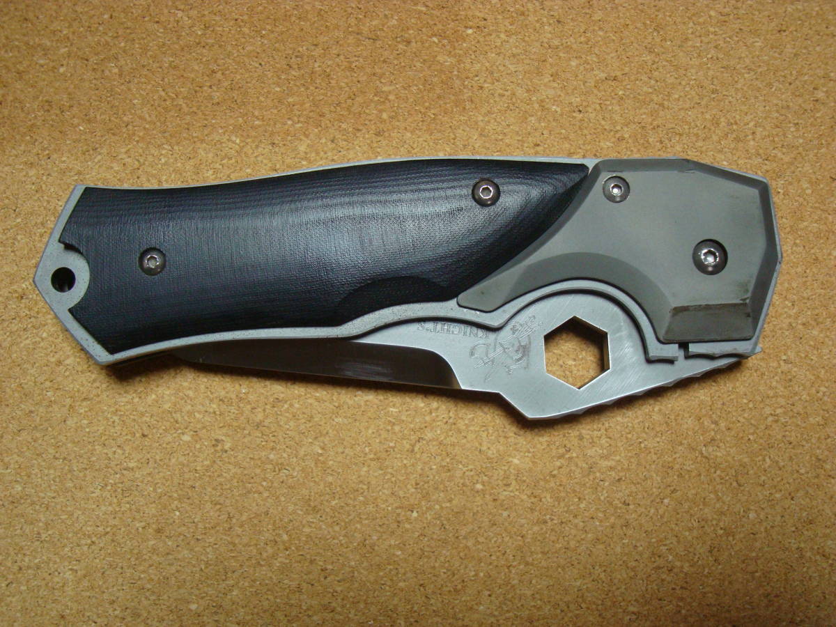 g*@様 Knight ナイツアーマメント社 シルバーナイト ナイフポーチ 実物