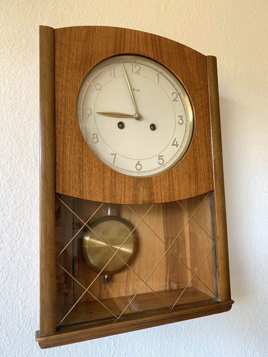 アンティーク　マウテ Mauthe ゼンマイ式 置時計 ドイツ製 ドイツ Mauthe（マウテ）社製 アンティーク ゼンマイ式置き時計