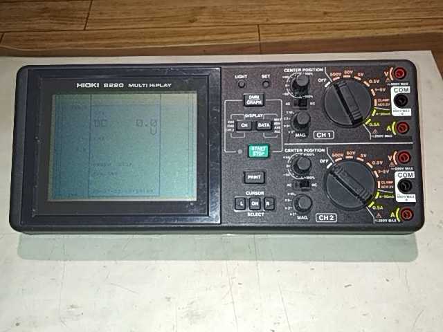 日置電機 HIOKI 8220 MULTI HiPLAY 中古品 画面上部の表示にありますの 日置電機 HIOKI 8220 MULTI HiPLAY 中古品 画面上部の表示にありますの