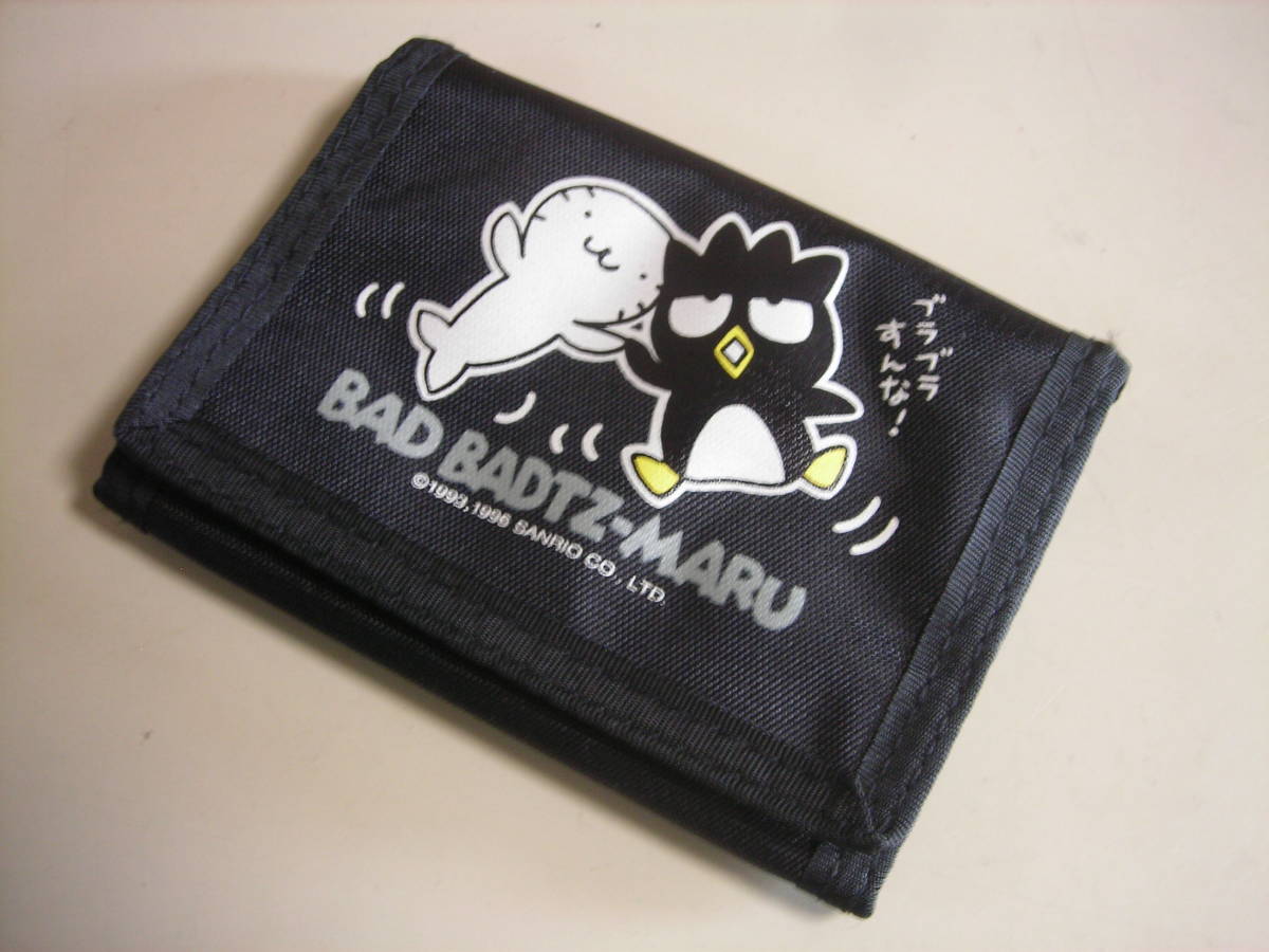 R2 07☆サンリオ☆BAD BADTZ MARU☆バッドばつ丸☆財布☆昭和レトロ