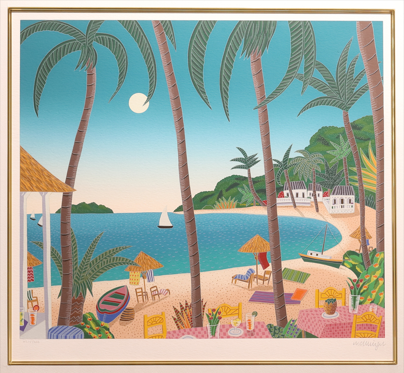 額付きトーマスマックナイト　トロピカルパラダイス 額付きトーマスマックナイト トロピカルパラダイス 額付きトーマス