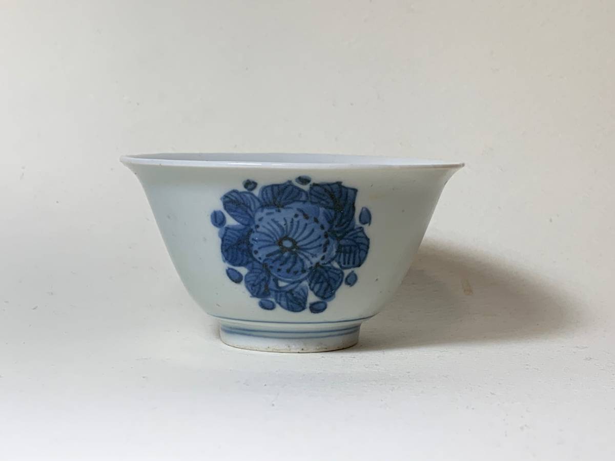 初期伊万里　染付杯　盃　江戸初期 初期伊万里 染付杯 盃 江戸初期