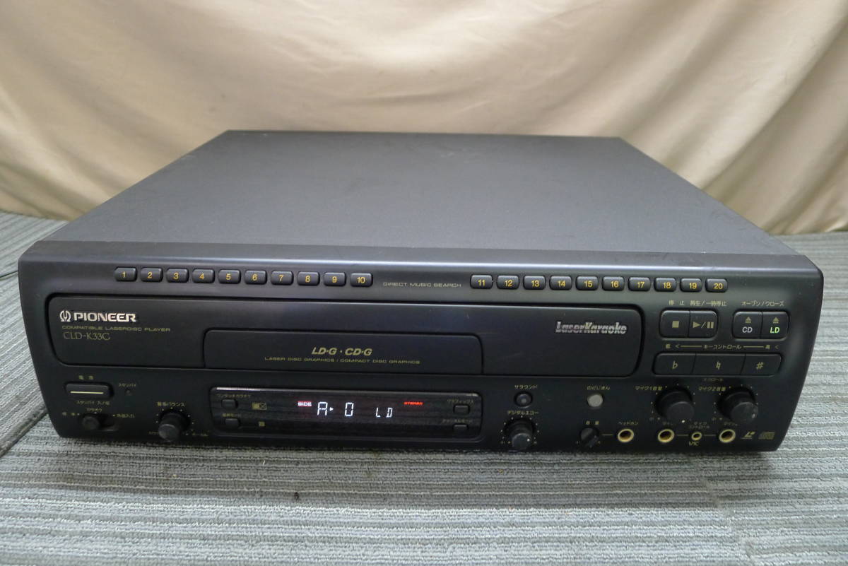 ジャンク Pioneer パイオニア LDプレーヤー CLD-K33G パイオニア CLD