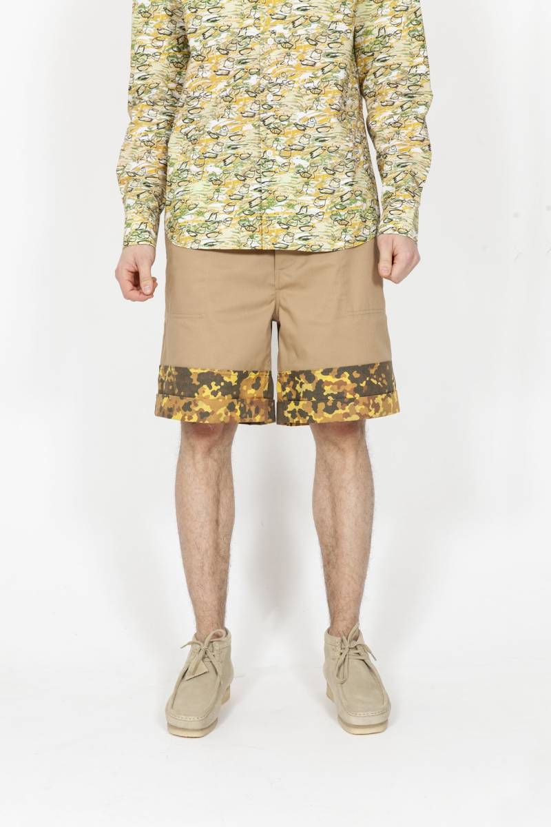 新品】定価7万 MARNI 20SS 今季 PUMU0037Q0 迷彩カモ切替 ワイド 