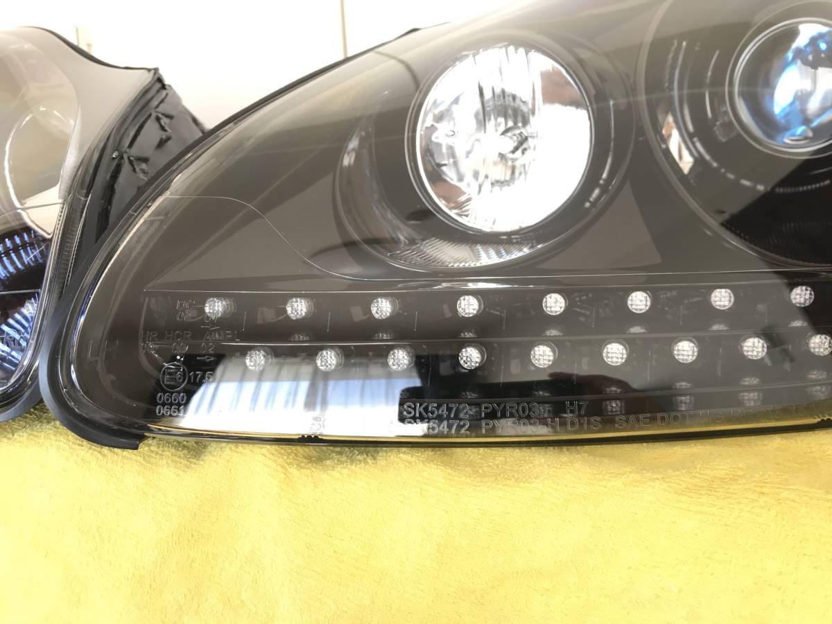 ポルシェ 955 カイエン Ledヘッドライト ブラック ハロゲン車用 試し付けのみのほぼ新品です の落札情報詳細 ヤフオク落札価格情報 オークフリー スマートフォン版