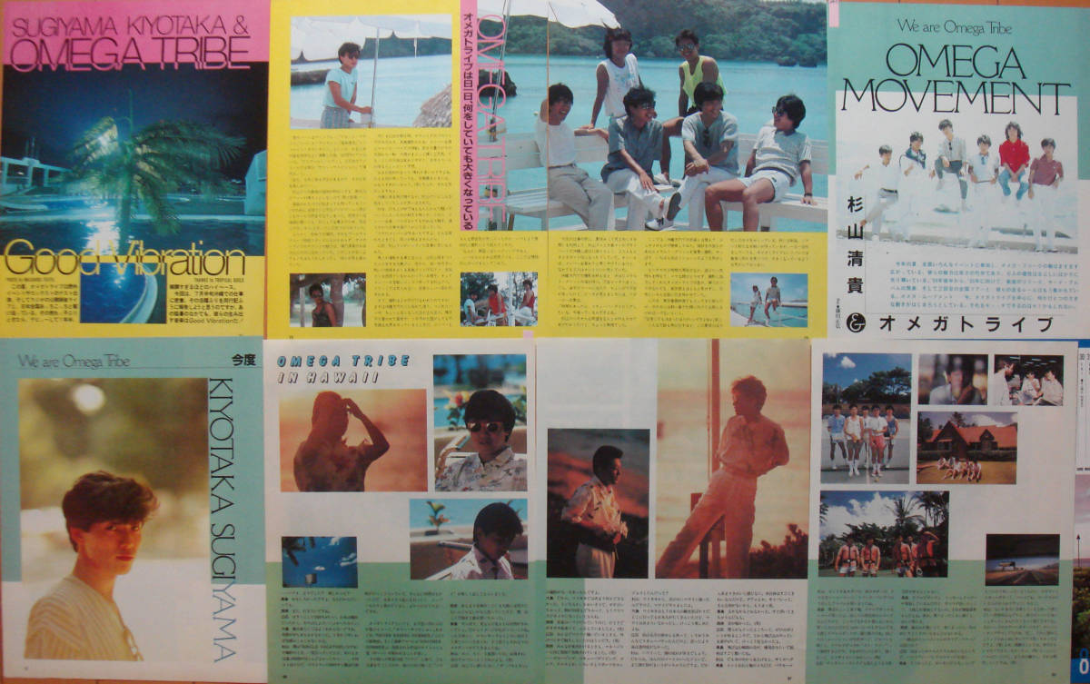 非売品☆バップレコード 1986年 杉山清貴 オメガトライブ カレンダー6