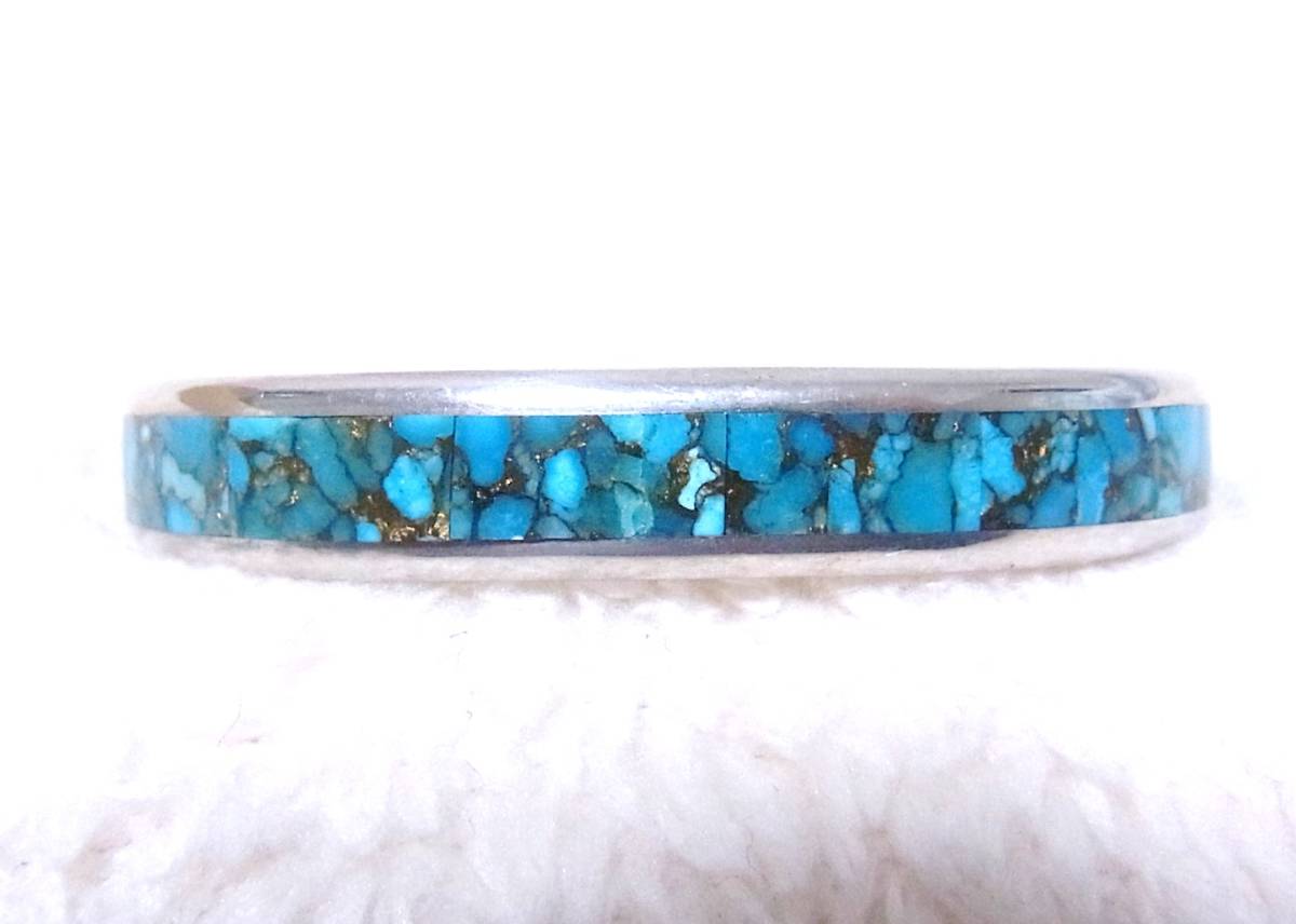 ZUNI/ズニ族 LARRY LORETTO/ラリー ロレット作 ターコイズ インレイ