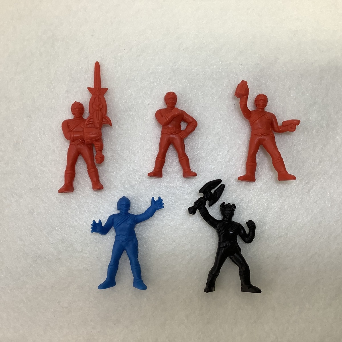 空箱付き・現状品】 ガオレンジャーソーセージ おまけフィギュア 10種