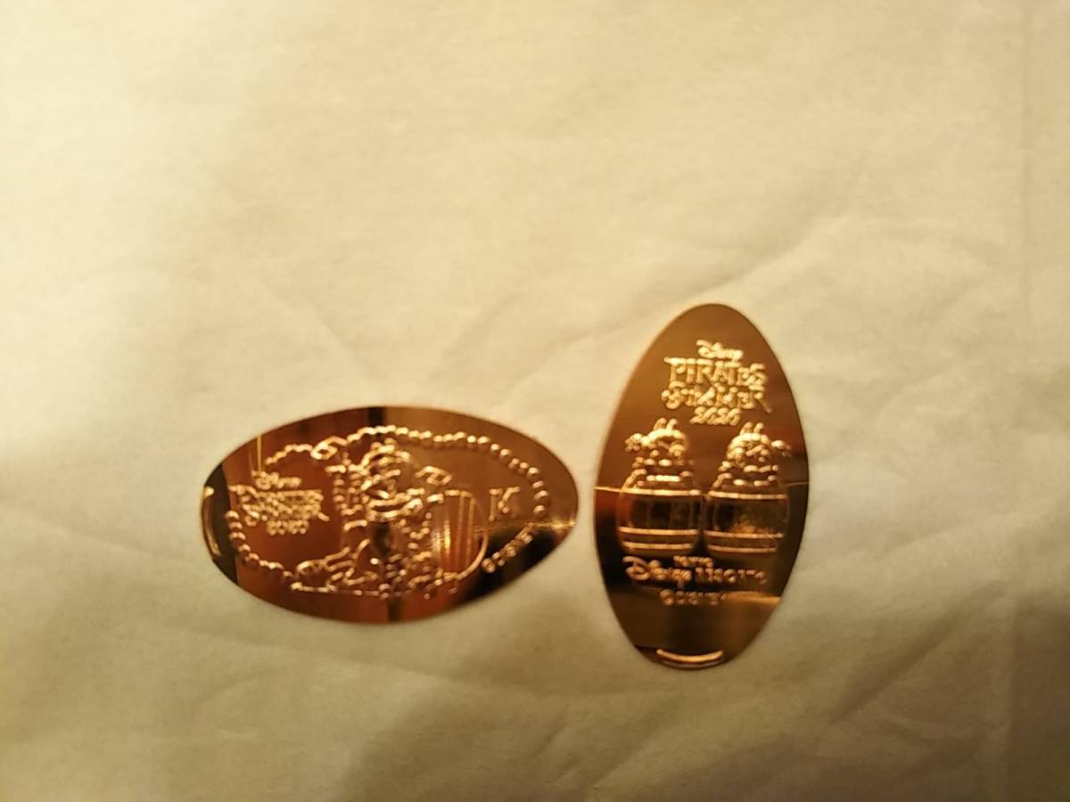 東京ディズニーシー スーベニアメダル パイレーツサマー 2枚セット ホテルミラコスタ チップ デール クラリス の落札情報詳細 ヤフオク落札価格情報 オークフリー スマートフォン版