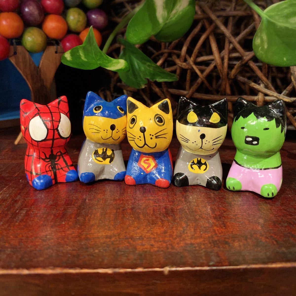 創作人形 ちりめんバリ猫 創作人形ちりめんバリ猫