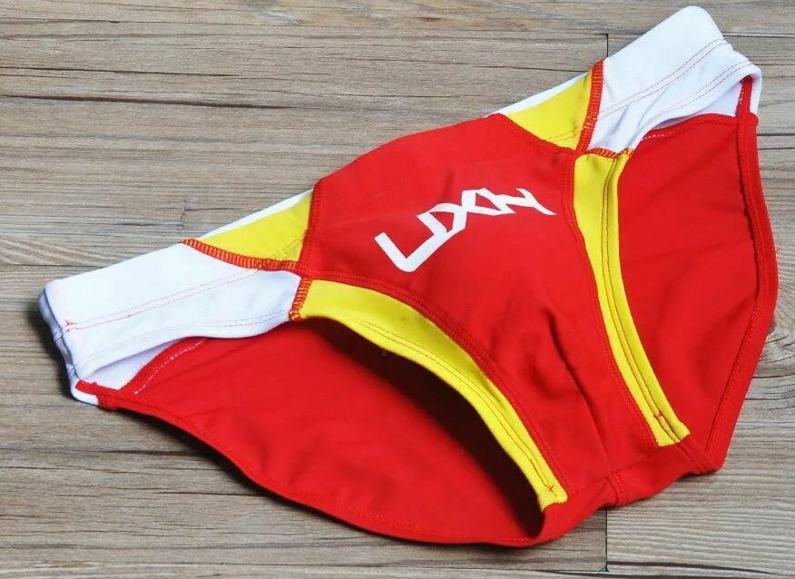 新品】☆ライフセーバーカラー UXH ローライズ 競パン型水着 新品 白黄