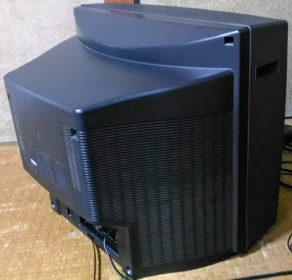 ブラウン管テレビ 25型 TOSHIBA 25S77 BAZOOKA リモコン付き/東芝 TV