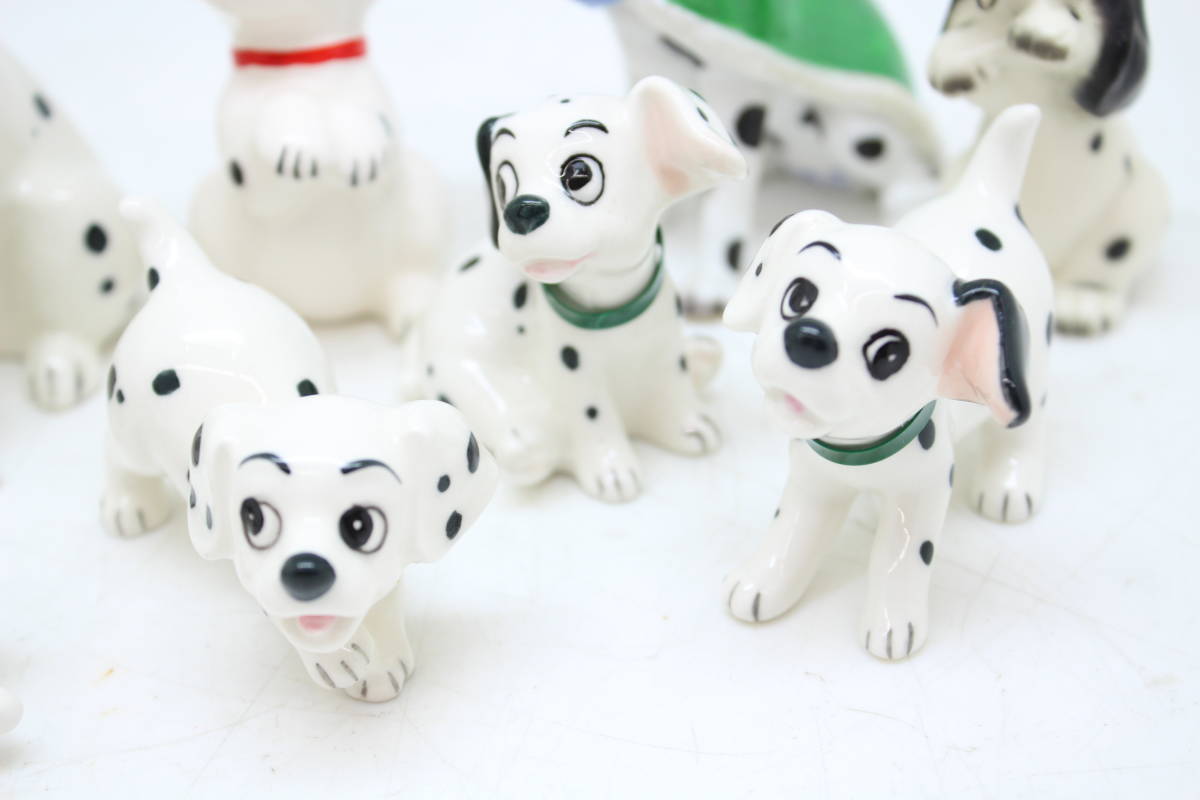 1円 Disney ディズニー 101匹わんちゃん 置物 11体まとめ 人形 陶器 ダルメシアン 犬 動物 アンティーク フィギュリン の落札情報詳細 ヤフオク落札価格情報 オークフリー スマートフォン版