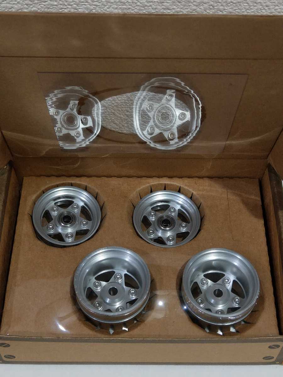 kingfly 超軽量アルミ合金 フロントホイール ペア タミヤ グラスホッパー II/ワイルドワンオフロダー用 | KF RC 超軽量アルミ合金ホイールフレーム タミヤ ミニクーパー強化ホイール 4個入 | ラジコン・ドローン 通販