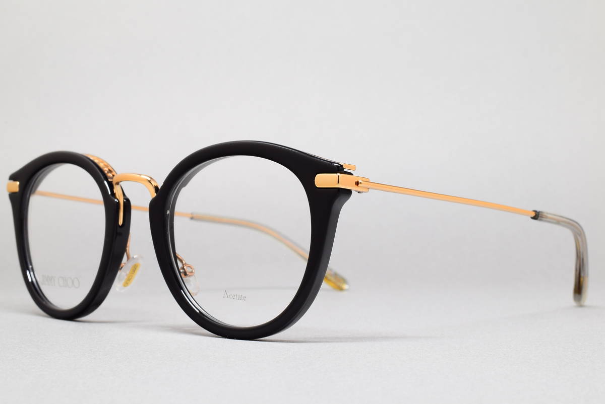 新品】未使用品 JIMMY CHOO JC 204 807 47-23 ラウンド