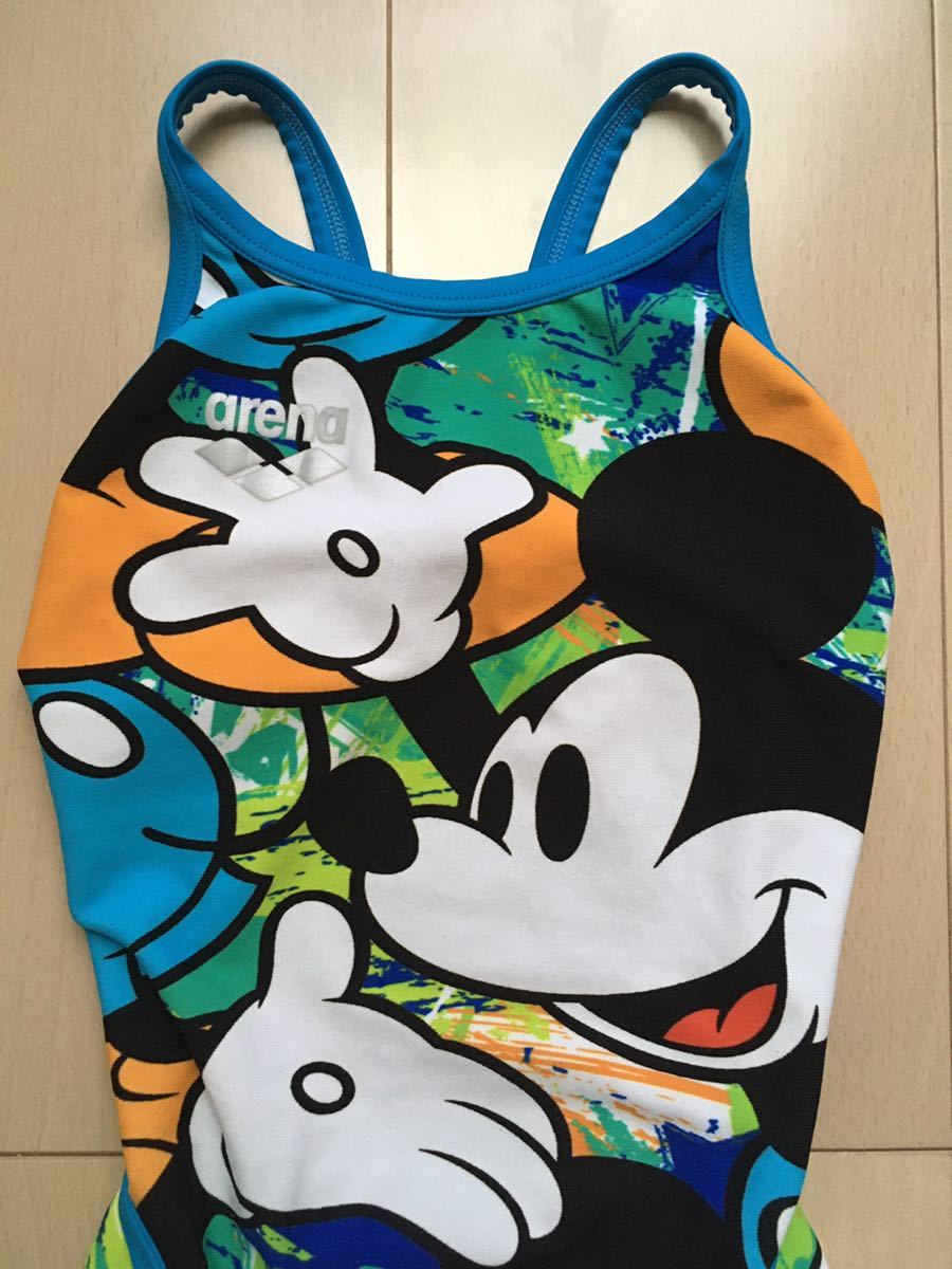 arena 競泳水着 Oサイズ PPPK ミッキーマウス ディズニー 状態良好