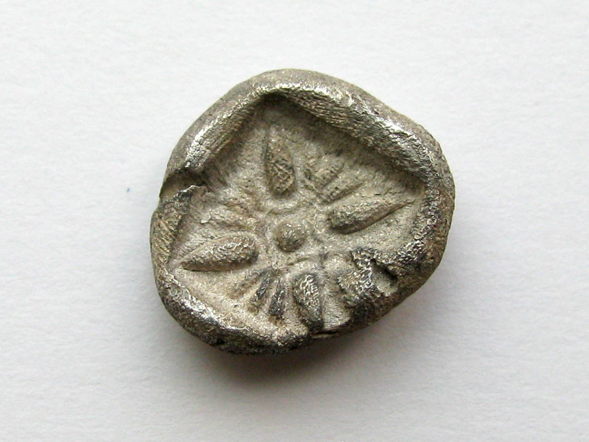 ◇古代ギリシア【イオニア オボル銀貨 ミレトスのライオン】スター コインを探す,国で探す,