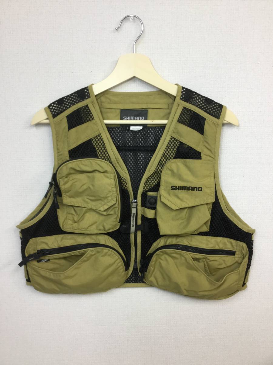 美品 シマノ Shimano フィッシングベスト オールメッシュベスト Lサイズ Ve 036l の落札情報詳細 ヤフオク落札価格情報 オークフリー スマートフォン版