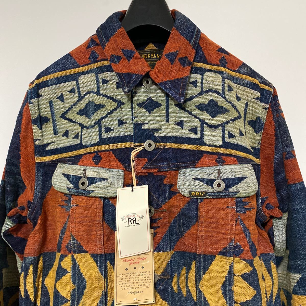 新品】新品 RRL LIMITED EDITION blanket denim jacket S エイジング