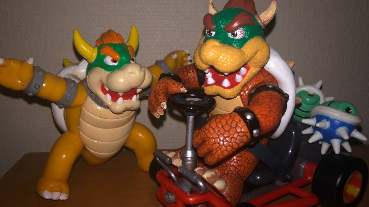 マリオカート 人形 フィギュア ソフビ マリオ64 ブリスター クッパ