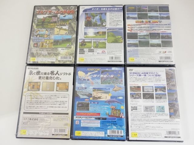 新品】054/PS2 ソフト 6本セット A列車で行こう2001/エバーブルー2