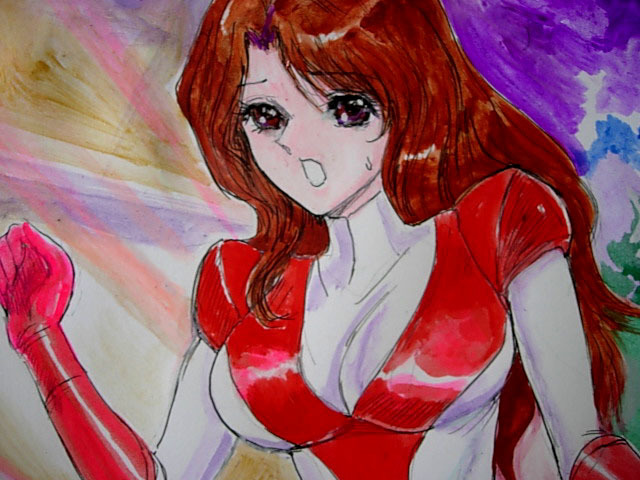 手描き同人イラスト 大空魔竜ガイキングより フジヤマ ミドリ