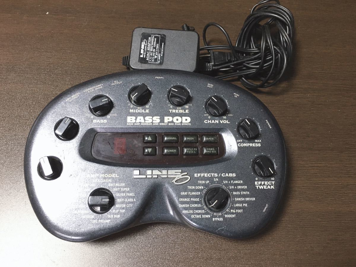 Line6 Bass Pod ベースアンプシュミレーター ラインシックス マルチエフェクター の落札情報詳細 ヤフオク落札価格情報 オークフリー スマートフォン版