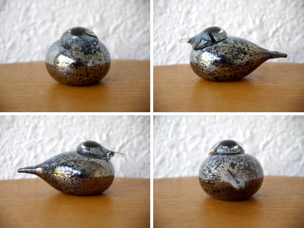  bird イッタラ バード　Small Gold Crest 北欧アートガラス/iittala/イッタラバード/Oiva Toikka/オイバトイッカ