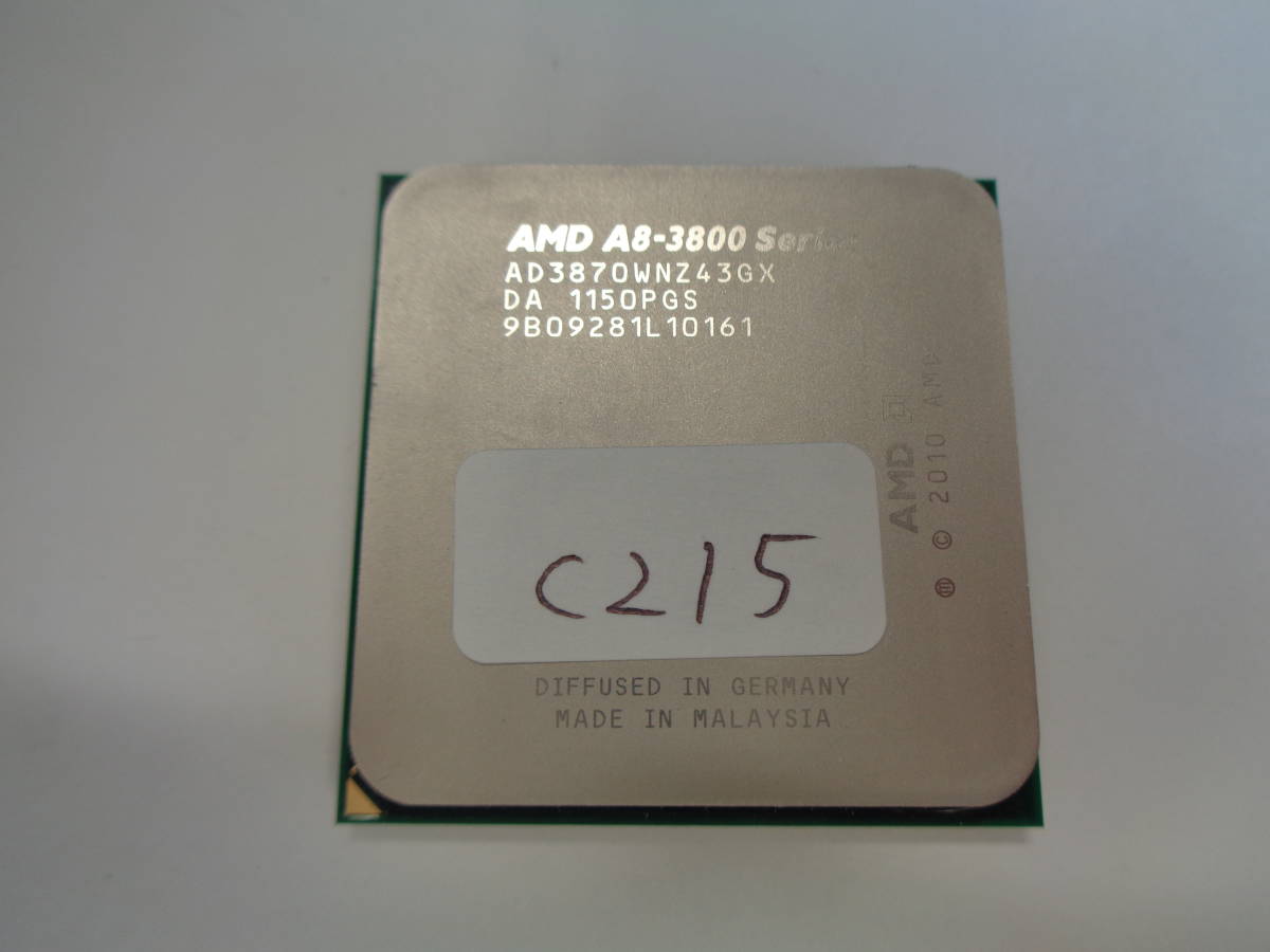 AMD A8 Quad Core 3.0 GHz Processore AMD A8-3870K: 4 Core, 3.0 GHz, Socket FM1, Usato Ma Testato E Funzionante! Siemens CPU - Foto 3