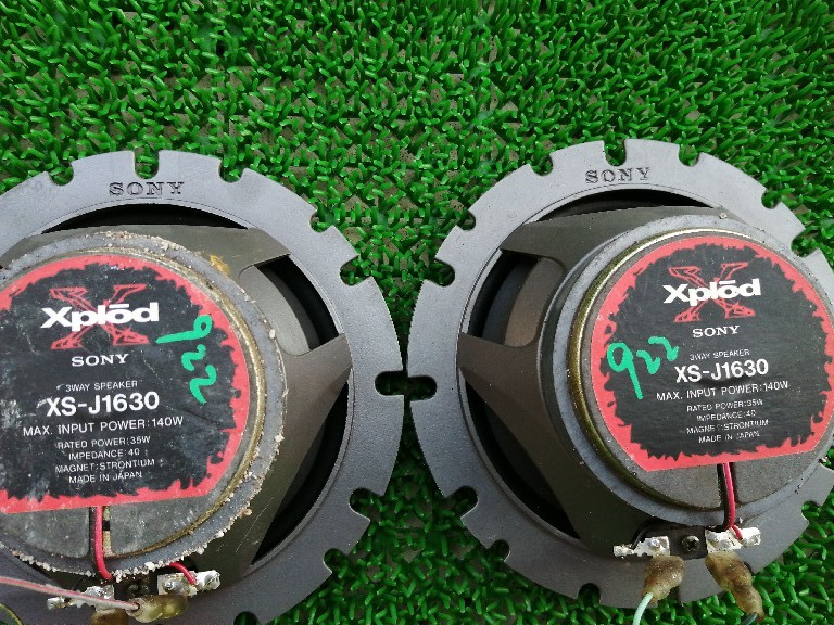 SONY Xplod XS-J1630(4本セット) ◎ソニー SONY☆Ｘplod XS-J1630 16cm 3WAY 車載スピーカーユニット