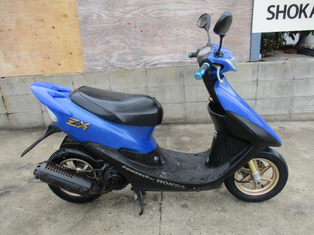 △6921△ホンダ ライブディオZX （DIO） AF35 スケルトンブルー