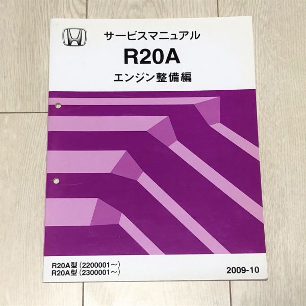 ステップワゴン RK1/RK2/RK5/RK6 サービスマニュアル 【R20A