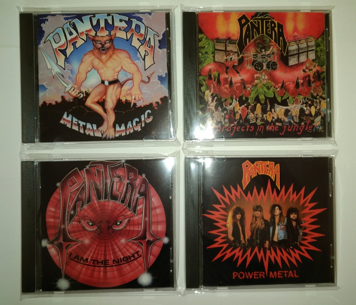 新品】CD輸入盤リプロ盤 初期4枚 パンテラ Pantera Metal Magic