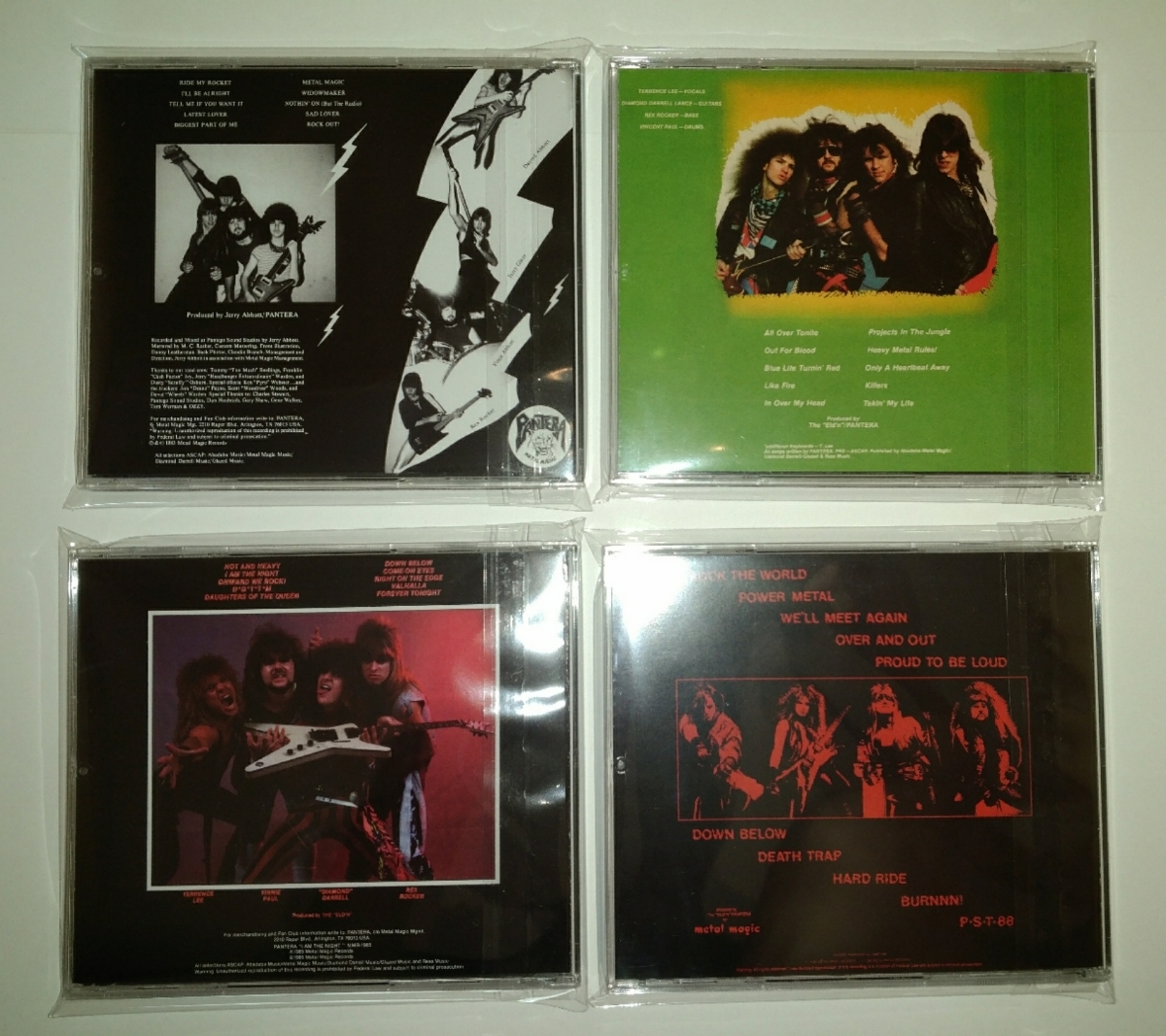 新品】CD輸入盤リプロ盤 初期4枚 パンテラ Pantera Metal Magic