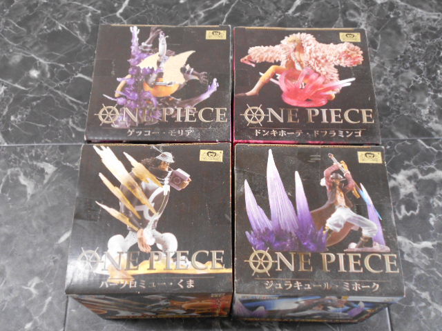One Piece ワンピース スーパーエフェクト 七武海 フィギュア Vol 2 全4種セット 未開封 ミホーク ドフラミンゴ くま モリア の落札情報詳細 ヤフオク落札価格情報 オークフリー スマートフォン版