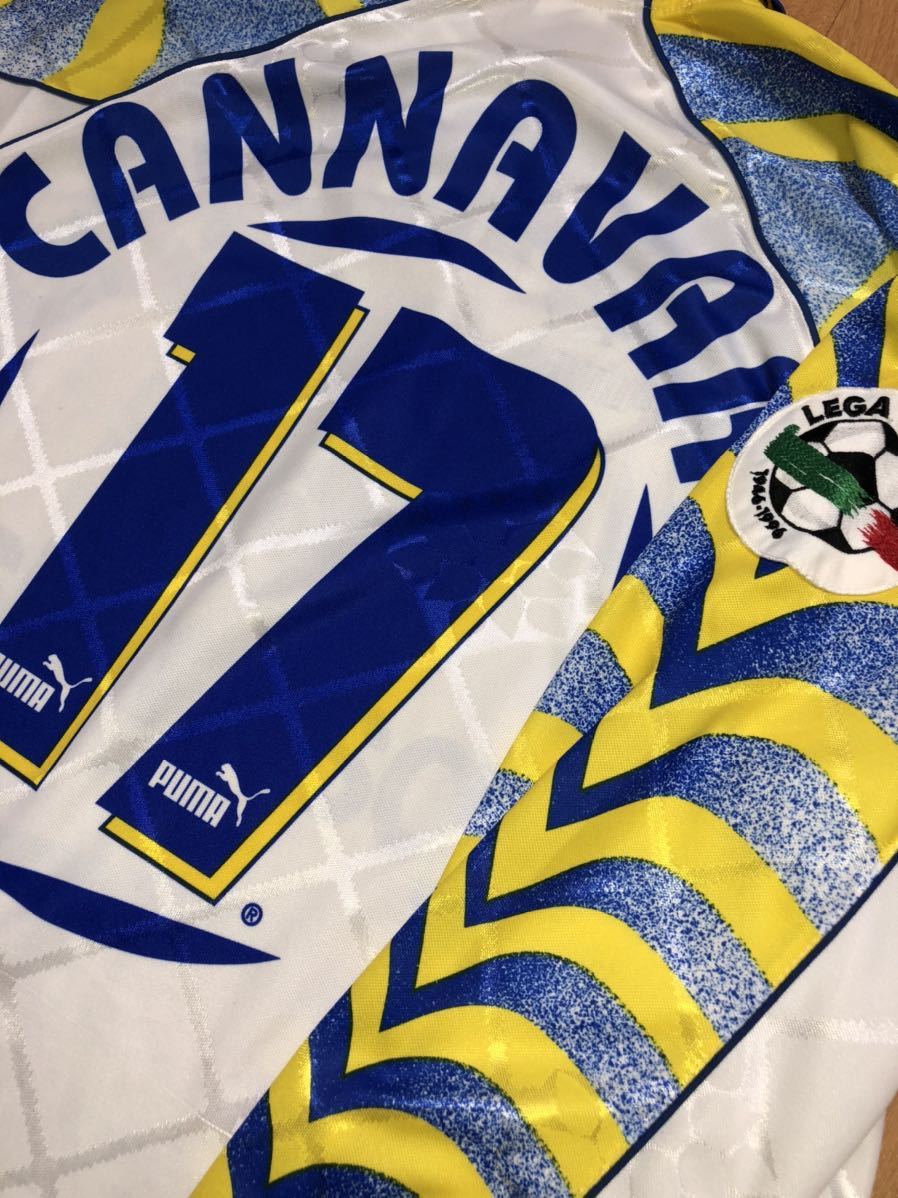 非売品！ 96/97 パルマ カンナヴァーロ 選手実着用 長袖 ユニフォーム