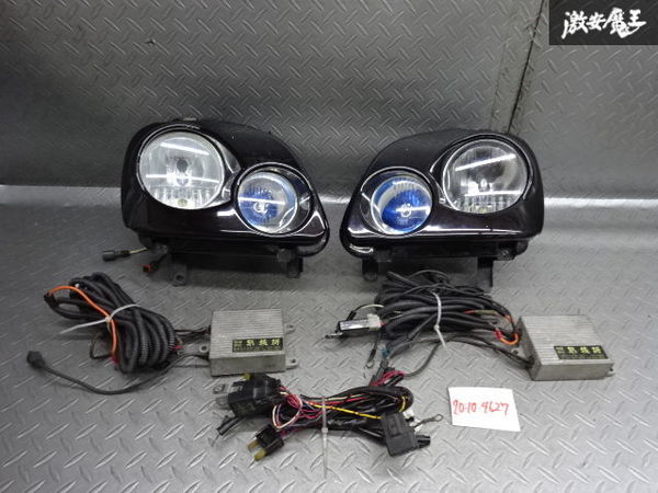 プレオ 丸目4灯ヘッドライト ジャンク