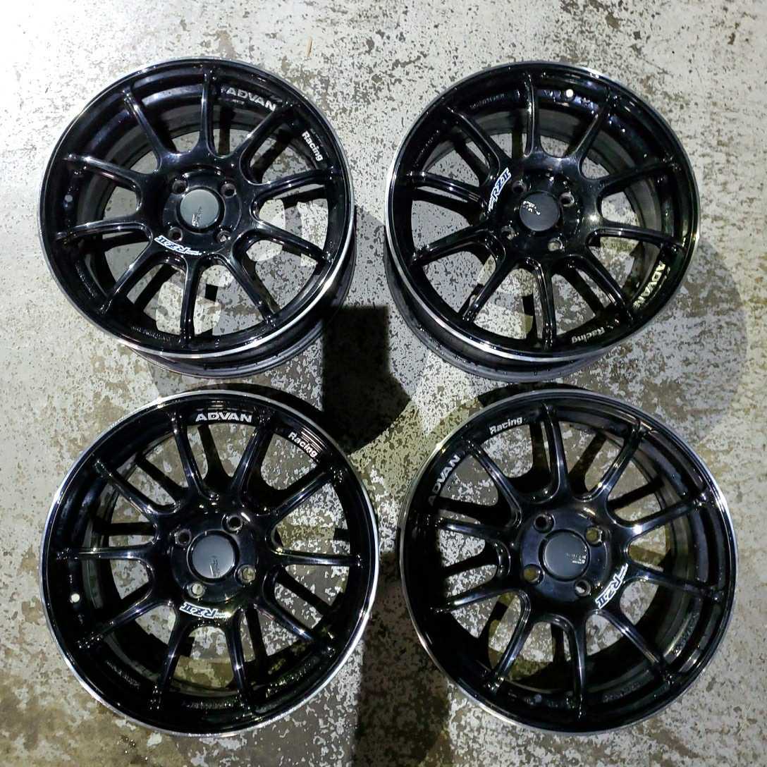美品】アドバンホイール advan rz2 rz-2 rzii pcd100 4穴 16インチ
