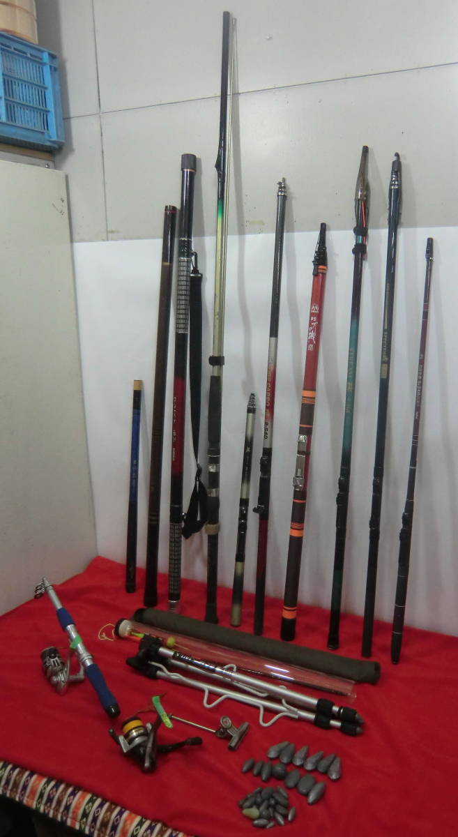 2f 海 磯 釣竿 ダイワ プロ磯 2号 54 Kaizy 磯王 630 マイルド三脚 3号 たも竿だけ 錘 釣り道具 まとめ売り の落札情報詳細 ヤフオク落札価格情報 オークフリー スマートフォン版