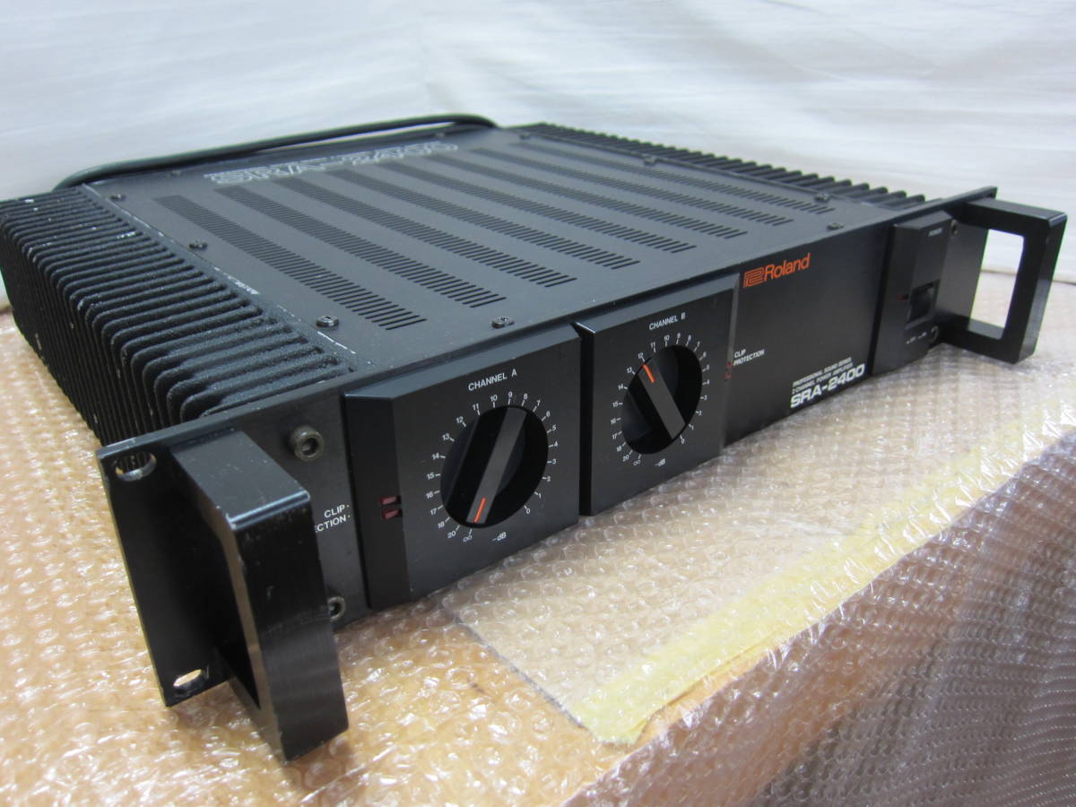 Roland ローランド Sra 2400 Professional Sound Series 2ch Power Amplifier 220w 2ch パワーアンプ 自宅保管品 現状 A の落札情報詳細 ヤフオク落札価格情報 オークフリー スマートフォン版