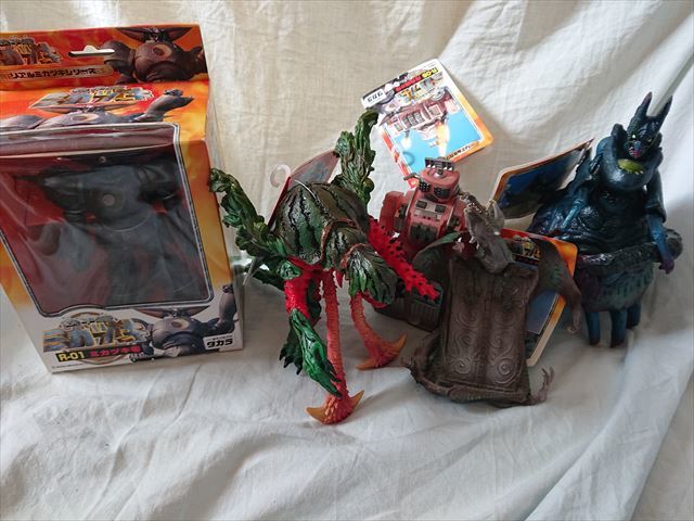 新品】【当時物】鉄甲機ミカヅキ ソフビ リアルミカヅキシリーズ5体  