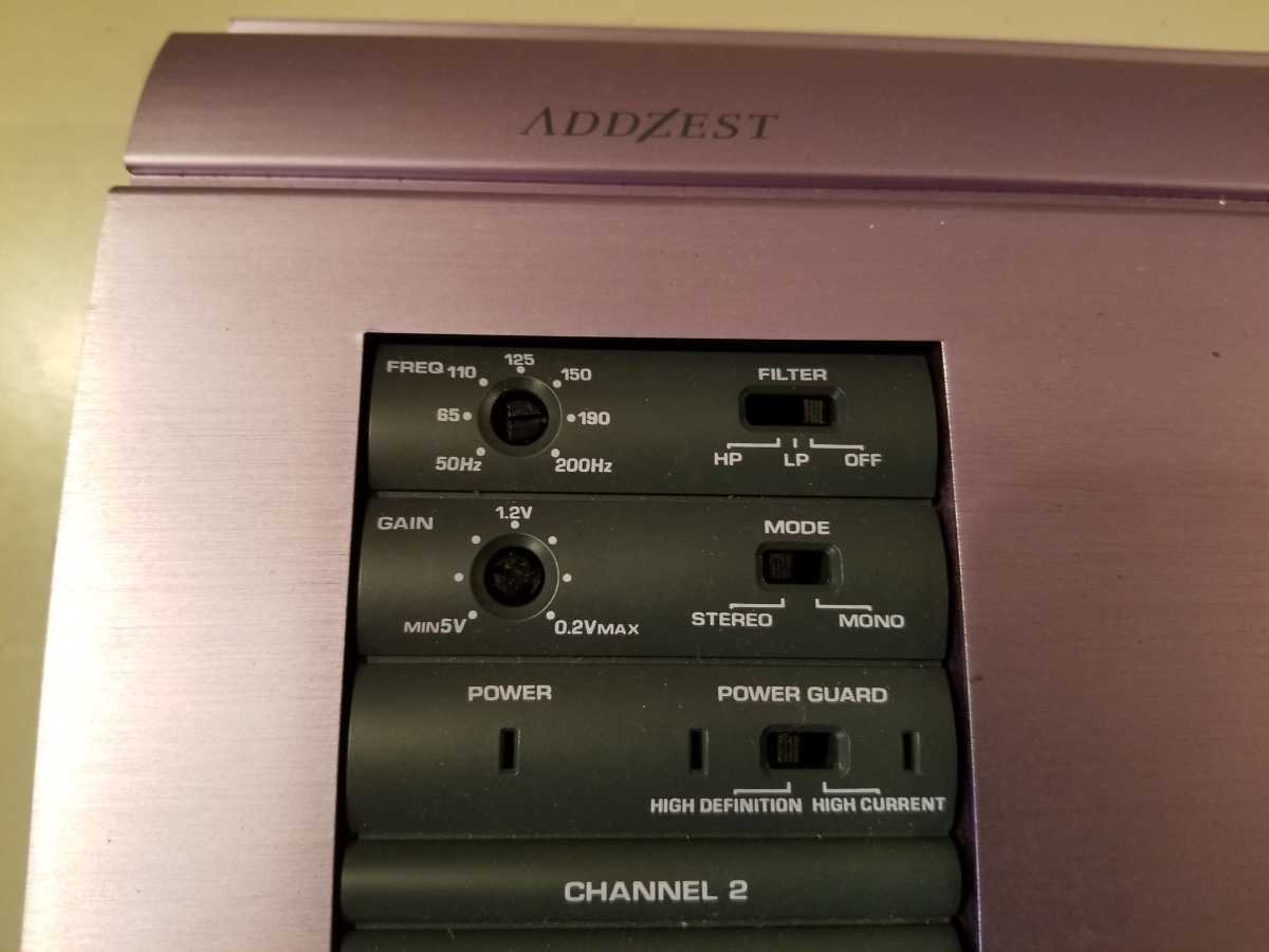 ADDZEST APA2150G 2ch アンプ ハイスペックチューンナップ ADDZEST アゼスト APA2150G パワーアンプ 2ch 12V 2CHANNEL POWER